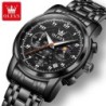 OLEVS Mens Watch Sports Multifunctional Moon Phase Quartz Wristwatch S