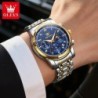 OLEVS Mens Watch Sports Multifunctional Moon Phase Quartz Wristwatch S