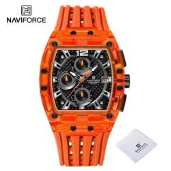 High Quality NAVIFORCE Watches for Man Silica Strap 50M Waterproof Spo