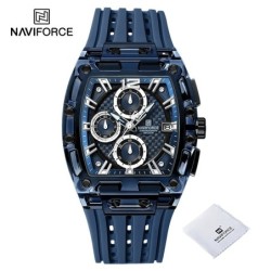 High Quality NAVIFORCE Watches for Man Silica Strap 50M Waterproof Spo