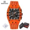 High Quality NAVIFORCE Watches for Man Silica Strap 50M Waterproof Spo