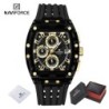 High Quality NAVIFORCE Watches for Man Silica Strap 50M Waterproof Spo