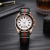 New fashionable men's nylon strap calendar watch, luxurious and simple