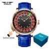 PINDU New Watches European Button Roulette Fun Game Sapphire Glass NH3