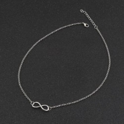 Aihua New Fashion Silver Color Infinity Necklaces & Pendants for Women