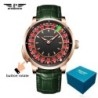 PINDU New Watches European Button Roulette Fun Game Sapphire Glass NH3