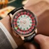 PINDU New Watches European Button Roulette Fun Game Sapphire Glass NH3