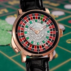 PINDU New Watches European Button Roulette Fun Game Sapphire Glass NH3