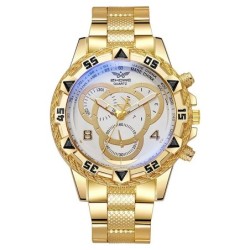 Luxury Men's Quartz Watch Classic Business Men Wristwatch Large Dial A