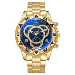 Luxury Men's Quartz Watch Classic Business Men Wristwatch Large Dial A