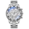 Luxury Men's Quartz Watch Classic Business Men Wristwatch Large Dial A