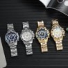 Luxury Men's Quartz Watch Classic Business Men Wristwatch Large Dial A
