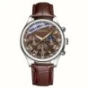 GENEVA High Quality Men's Luxury Belt Fashion Quartz Watch Men Round B