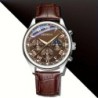 GENEVA High Quality Men's Luxury Belt Fashion Quartz Watch Men Round B