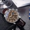 GENEVA High Quality Men's Luxury Belt Fashion Quartz Watch Men Round B