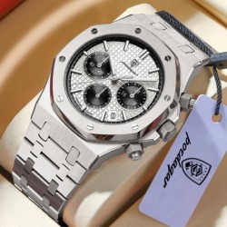 POEDAGAR Luxury Men's Watches Stainless Steel Date Chronograph Male Wa