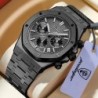 POEDAGAR Luxury Men's Watches Stainless Steel Date Chronograph Male Wa