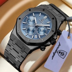 POEDAGAR Luxury Men's Watches Stainless Steel Date Chronograph Male Wa