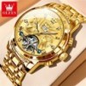 OLEVS Classic Men's Watches Tourbillon Multi-function Full Automatic M