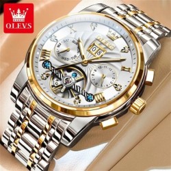 OLEVS Classic Men's Watches Tourbillon Multi-function Full Automatic M