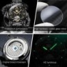 OLEVS Classic Men's Watches Tourbillon Multi-function Full Automatic M