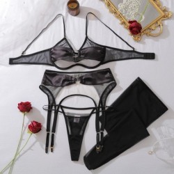 Ellolace Exclusive Women's Lingerie Sets Particular Hot Hollow Breast 