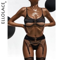 Ellolace Exclusive Women's Lingerie Sets Particular Hot Hollow Breast 