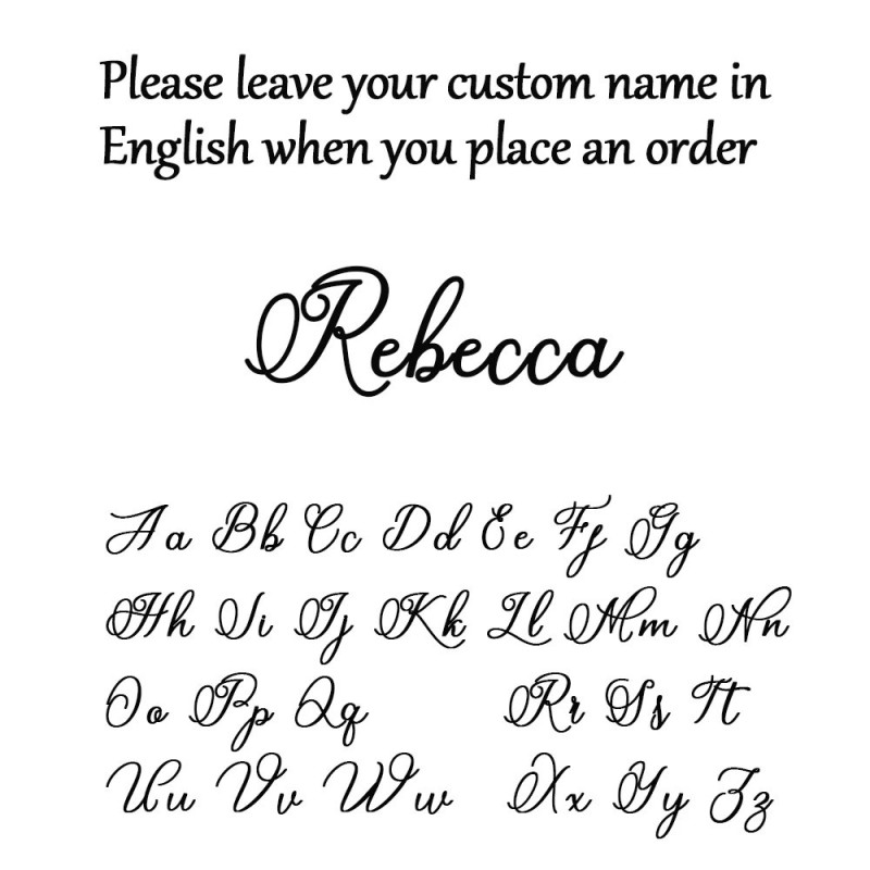 Fashion Custom Name Necklace Stainless Steel Personalised Necklace Wom