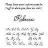 Fashion Custom Name Necklace Stainless Steel Personalised Necklace Wom
