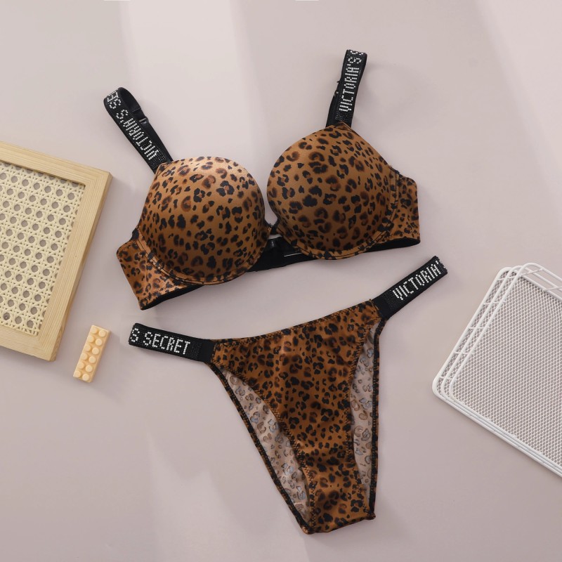 New V Lace Lingerie Set Bra and Brief Women's Sexy Bra and Panty Set C