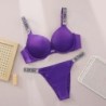 New V Lace Lingerie Set Bra and Brief Women's Sexy Bra and Panty Set C