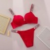 New V Lace Lingerie Set Bra and Brief Women's Sexy Bra and Panty Set C