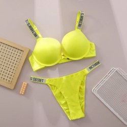 New V Lace Lingerie Set Bra and Brief Women's Sexy Bra and Panty Set C