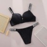 New V Lace Lingerie Set Bra and Brief Women's Sexy Bra and Panty Set C