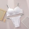 New V Lace Lingerie Set Bra and Brief Women's Sexy Bra and Panty Set C