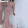 ROSES Pearl Gorgeous Prom Dress Sweetheart Off the Shoulder Hollow Pro