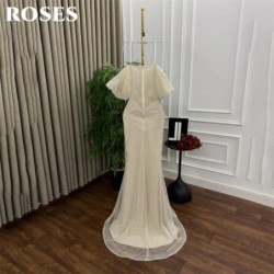 ROSES Pearl Gorgeous Prom Dress Sweetheart Off the Shoulder Hollow Pro