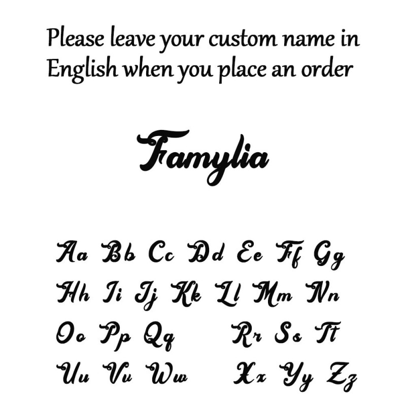 Fashion Custom Name Necklace Stainless Steel Personalised Necklace Wom