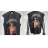 2026 New Cactus Jack Men's American Streetwear Print Tank Top Loose Fi