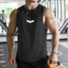 Men's Gym Tank Top Fitness Training Clothing Bat Print Quick-drying Bo