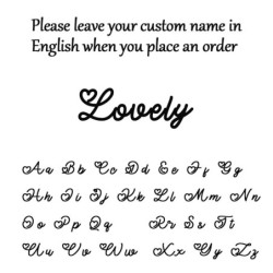 Fashion Custom Name Necklace Stainless Steel Personalised Necklace Wom