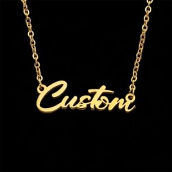 Fashion Custom Name Necklace Stainless Steel Personalised Necklace Wom
