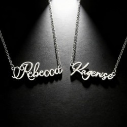 Fashion Custom Name Necklace Stainless Steel Personalised Necklace Wom