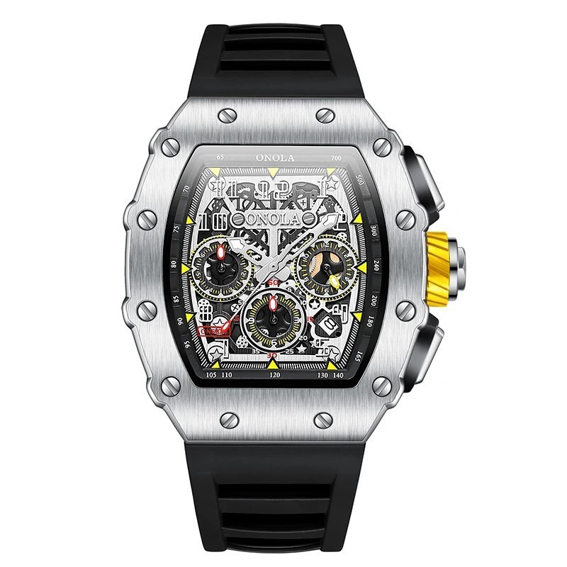 Fashion Men's Watch ONOLA Unique Design Multi-functional Automatic Mec