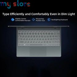 BMAX Y14 Plus Laptop Computer 14'' IPS FHD Notebook Windows 11 10000mAh Battery 16GB RAM 512GB SSD Intel N150 laptop USB Type-C 