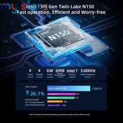 BMAX Y14 Plus Laptop Computer 14'' IPS FHD Notebook Windows 11 10000mAh Battery 16GB RAM 512GB SSD Intel N150 laptop USB Type-C 
