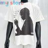 2026 New Cactus Jack Men's American Streetwear Print Tank Top Loose Fit Washed Distressed Vest Sleeveless UTOPIA T-Shirt [produc