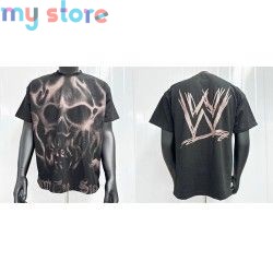 2026 New Cactus Jack Men's American Streetwear Print Tank Top Loose Fit Washed Distressed Vest Sleeveless UTOPIA T-Shirt [produc