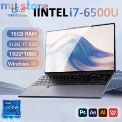 15.6 Inch HD Windows 11 Intel Core I7-6500U Laptop Computer 16GB RAM 1TB 2TB SSD Portable Notebook WiFi 5 Gaming laptops [produc