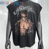 2026 New Cactus Jack Men's American Streetwear Print Tank Top Loose Fit Washed Distressed Vest Sleeveless UTOPIA T-Shirt [produc